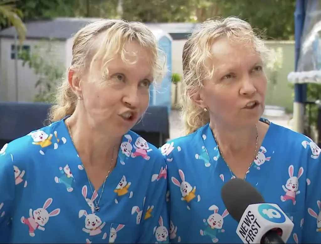 Bridgette and Paula were mentored by Steve Irwin. Credit: 7News/YouTube