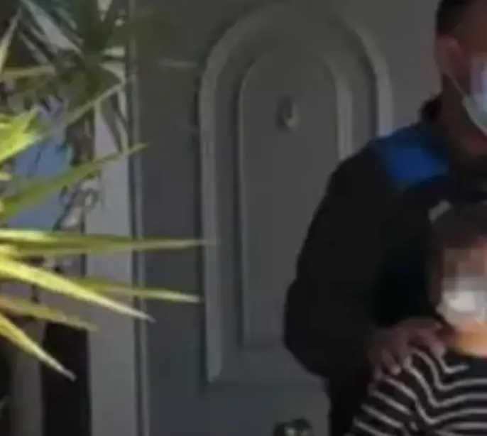 Two of the children were described as going "crazy" when introduced to the outside world by authorities. Credit: Police Handout