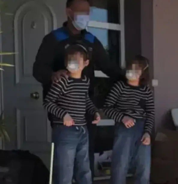 The children were described as going "crazy" when introduced to the outside world by authorities. Credit: Police Handout