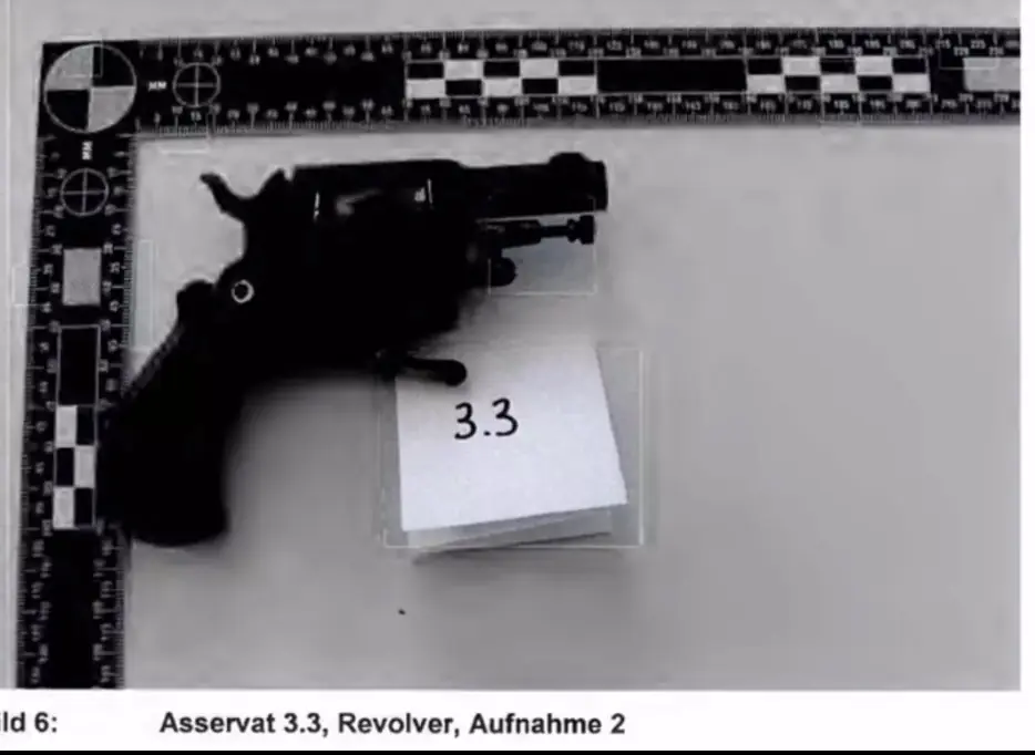 A gun was found in Brueckner's lair. Credit: Channel 4