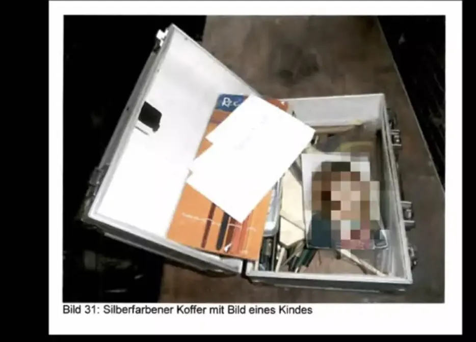 Authorities discovered photos of children alongside a book filled with addresses and phone numbers. Credit: Channel 4