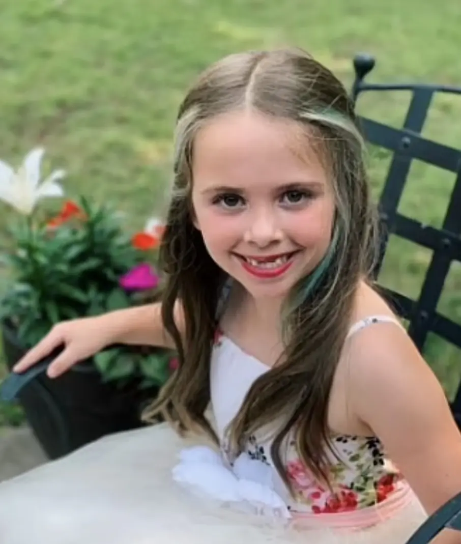Caroline was six-years-old. Credit: YouTube / Caruth Funeral Home