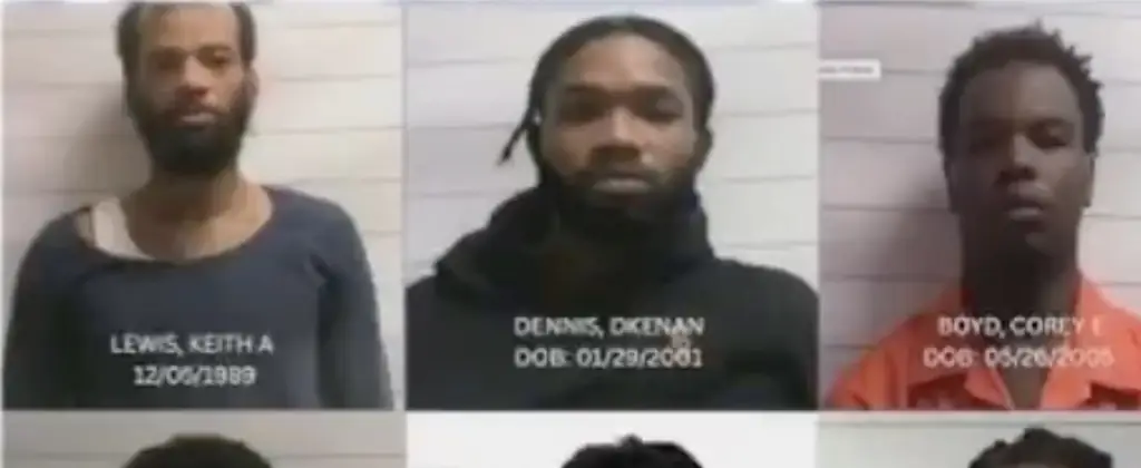 Ten men absconded from the jail overnight. Credit: Orleans Parish Sheriff's Office