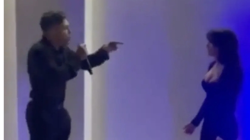 Insane viral footage shows moment New Jersey firefighter 'confronts cheating wife' at his own 40th birthday party