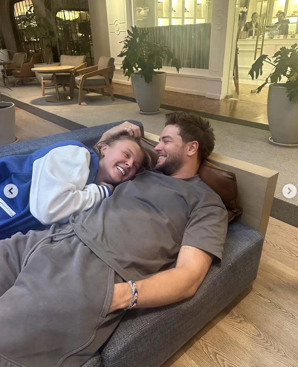 JoJo and Chris have been extremely close since meeting in the Celebrity Big Brother house. Credit: Instagram/Chris Hughes