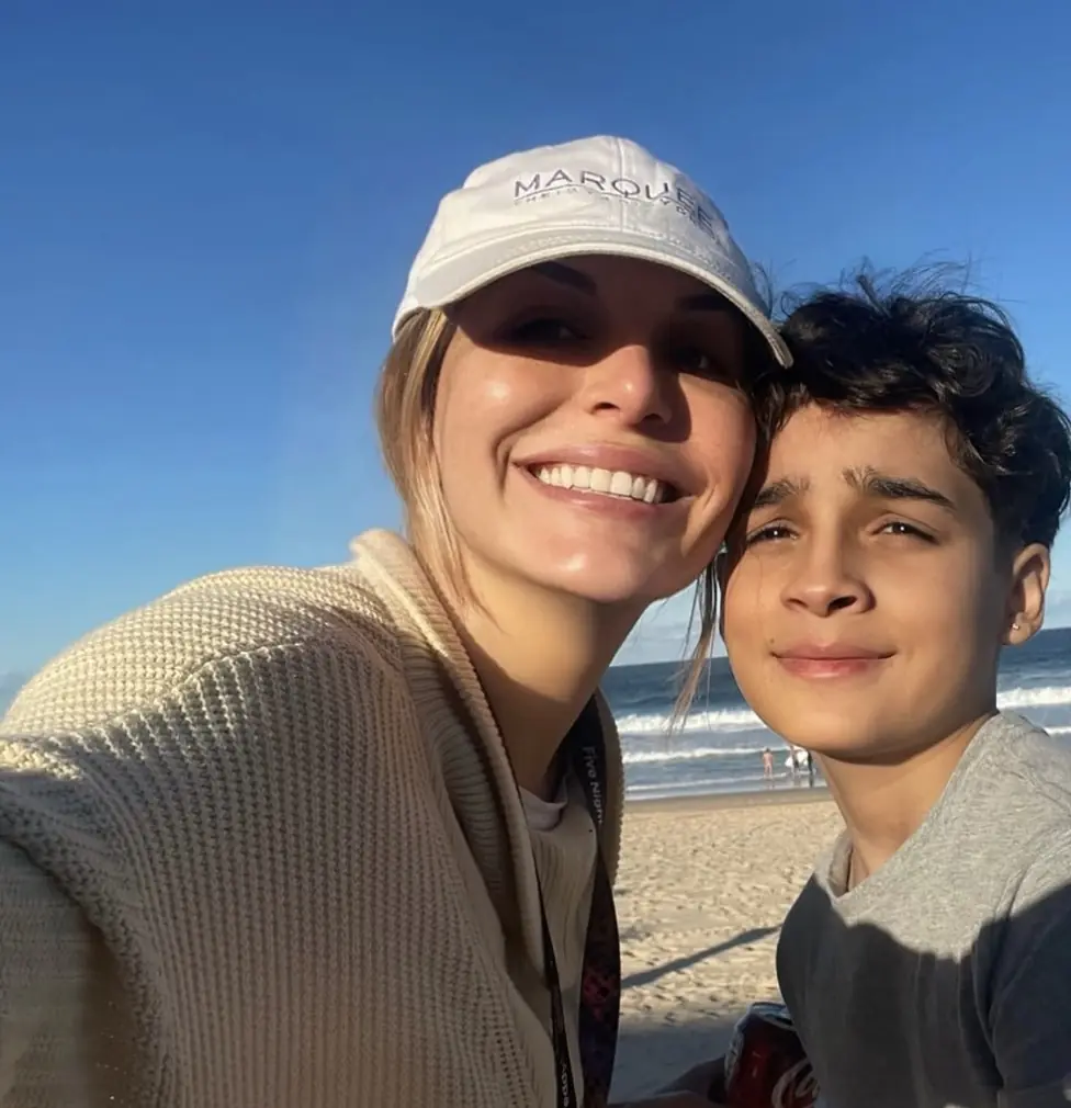 Clare and Atreyu McCann. Credit: Clare McCann / Instagram