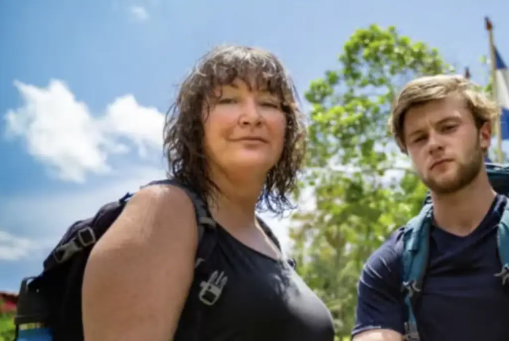 Sam Gardiner traveled with his mother Jo as part of the 2020 series. Credit: BBC