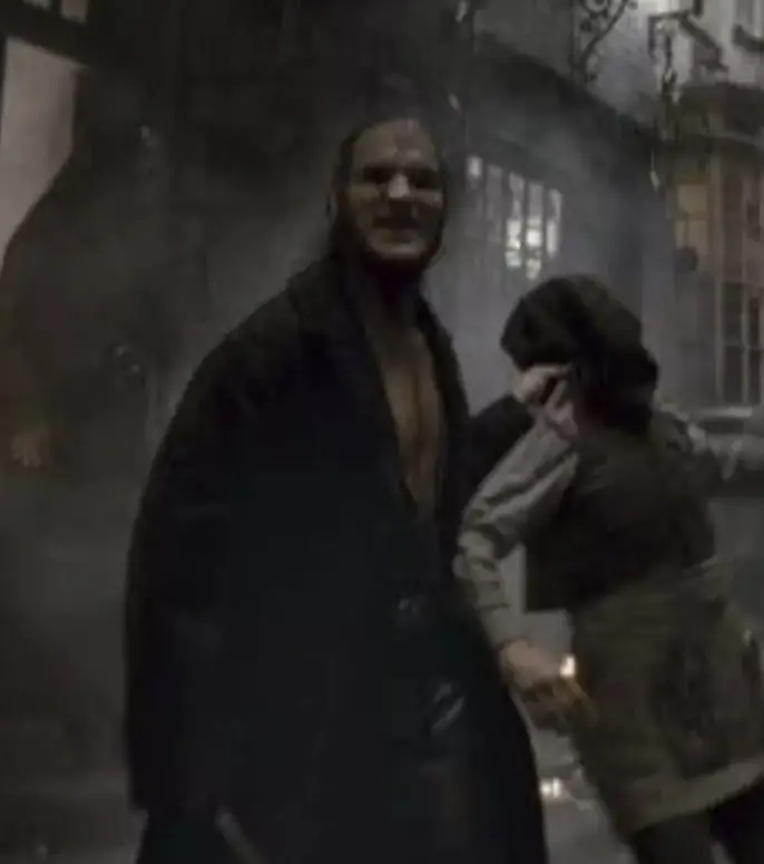 Dave Legeno as Fenrir Greyback. Credit: Warner Bros