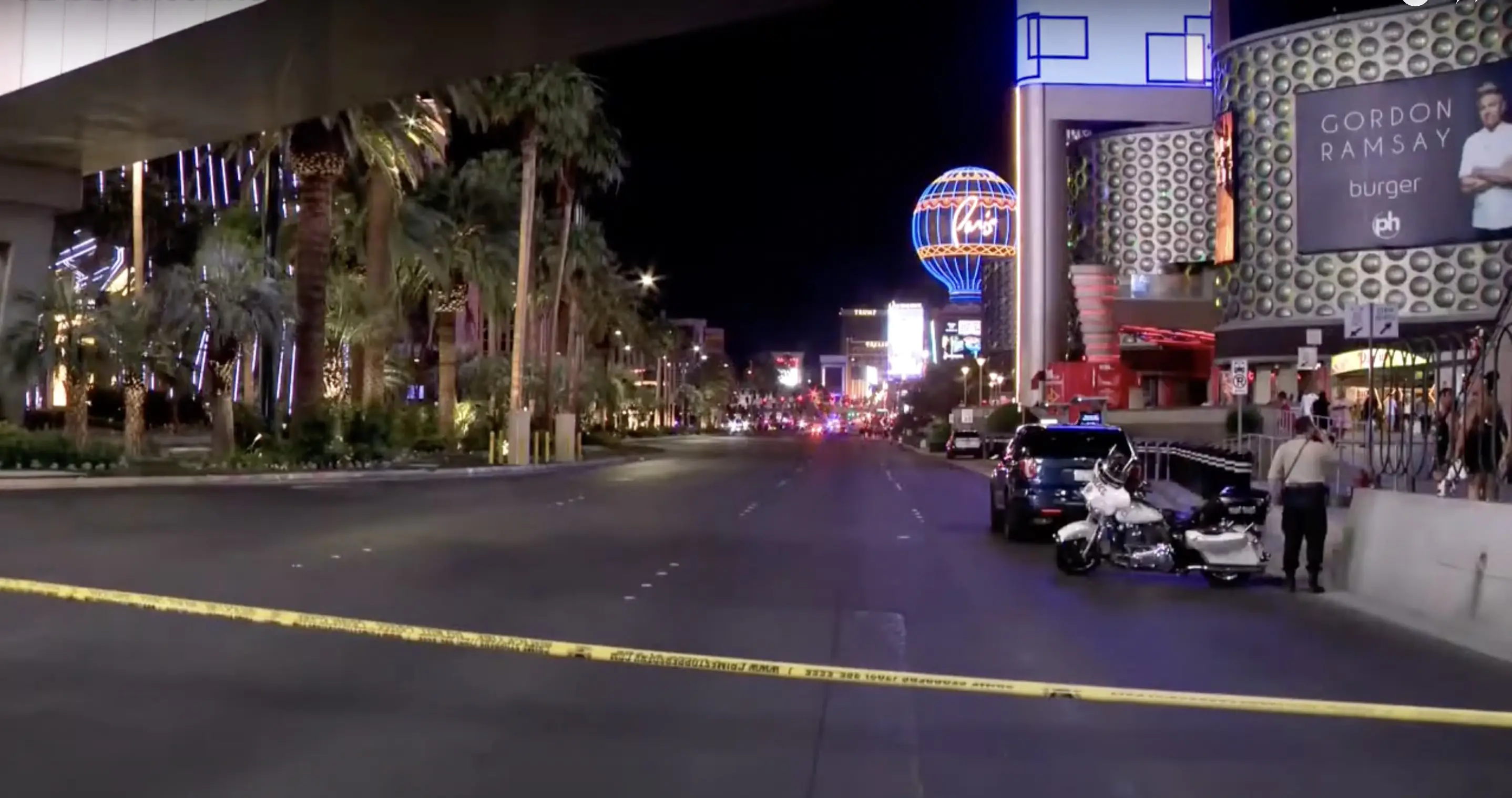 Two dead as gunman opens fire outside Las Vegas's Bellagio Hotel