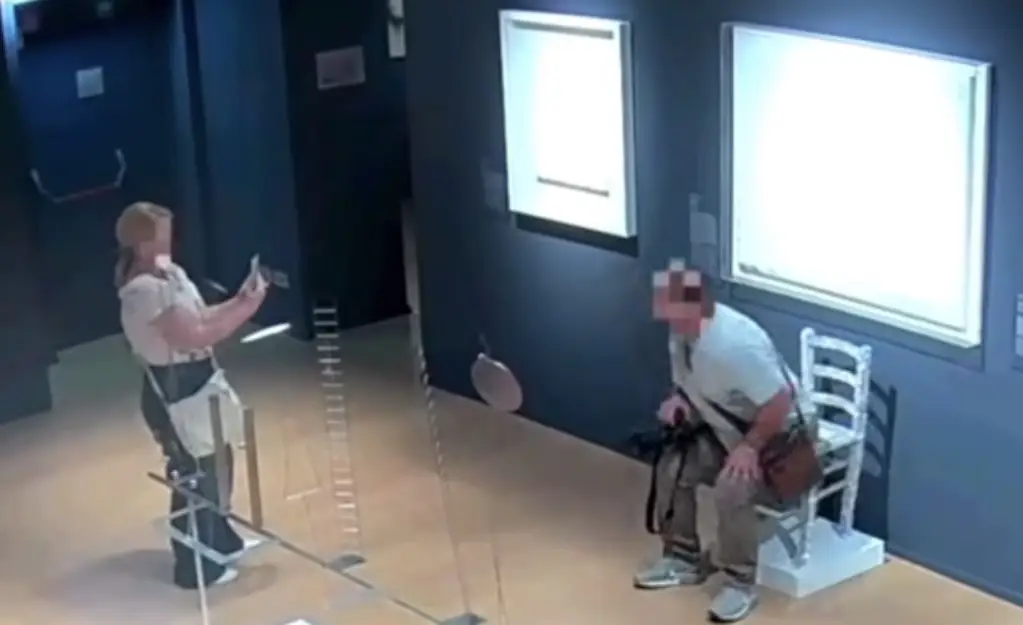 'Idiot' tourist falls on and breaks ‘Van Gogh’ chair adorned with thousands of Swarovski crystals