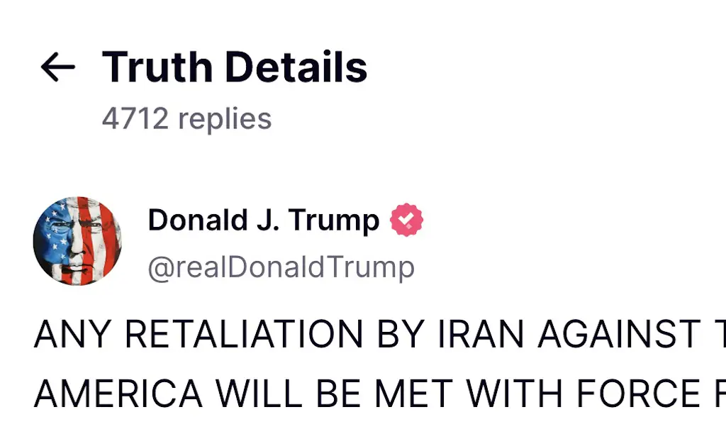 Credit: Truth Social