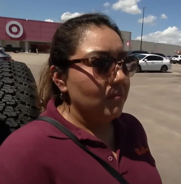 Blanca Lopez was the target of an offensive joke. Credit: CBS News Texas / YouTube