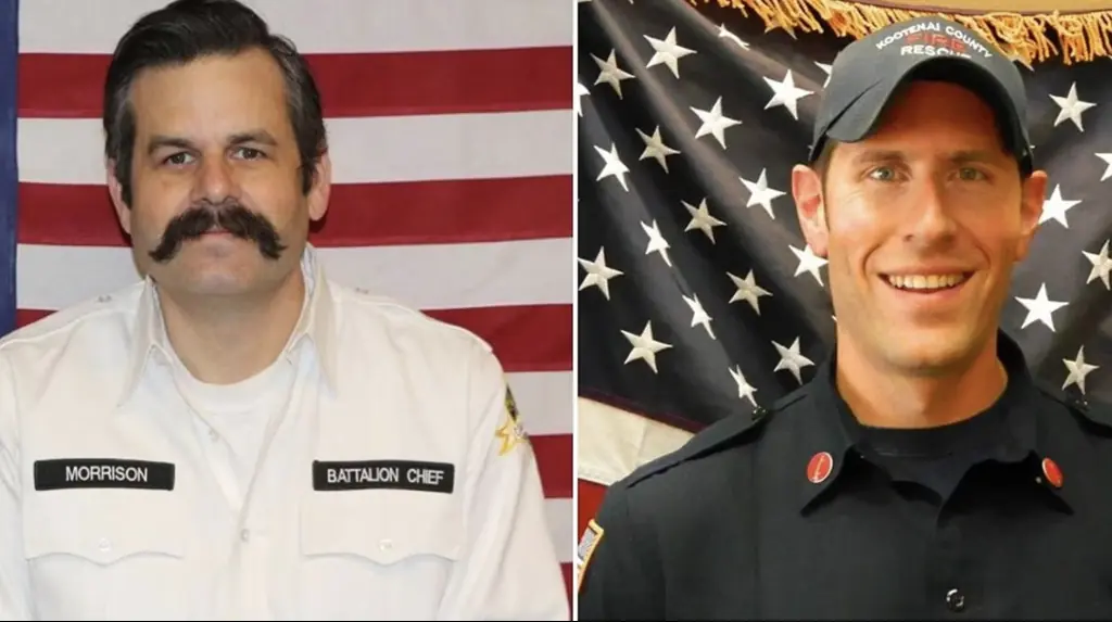 Battalion Chief John Morrison and Battalion Chief Frank Harwood were tragically shot dead. Credit: IAFF 7th District