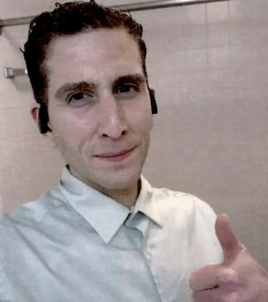 Kohberger in a selfie he took after returning to the scene of the crime. Credit: Latah County Prosecutor's Office. 