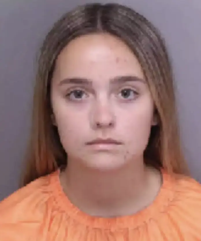Wright's girlfriend, Gianna Helene Kistenmacher, 17, is one of 10 charged over his death. Credit: Florence County Sheriff's Office.
