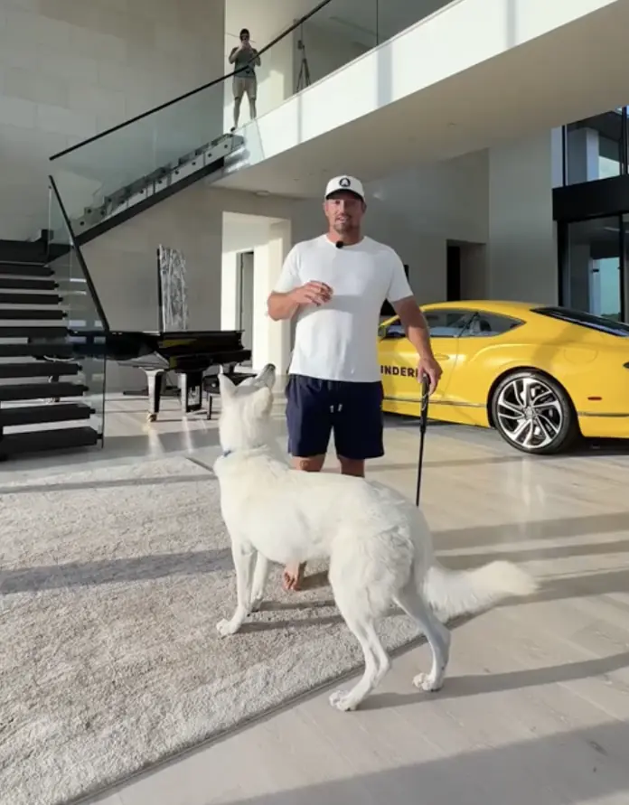 Bryson DeChambeau announced his latest challenge on TikTok. Credit: TikTok/Bryson DeChambeau