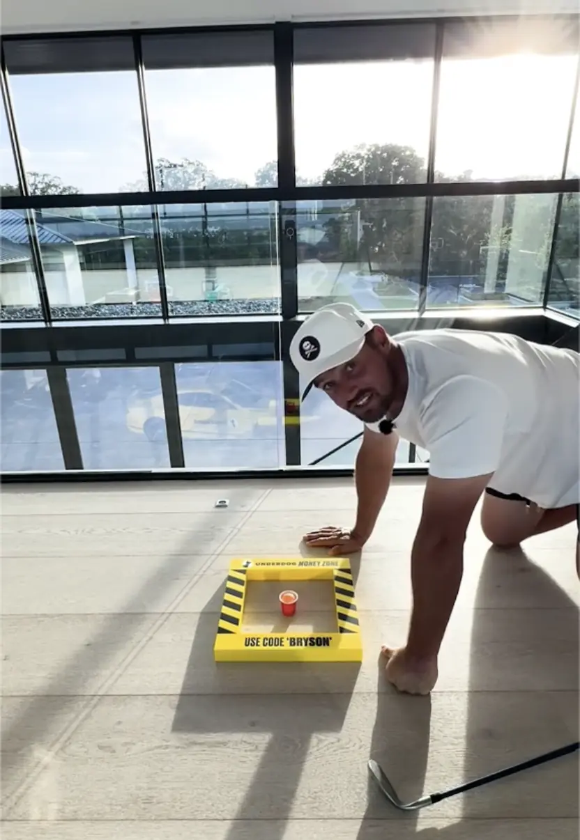 Bryson has really given himself a difficult challenge this time. Credit: TikTok/Bryson DeChambeau