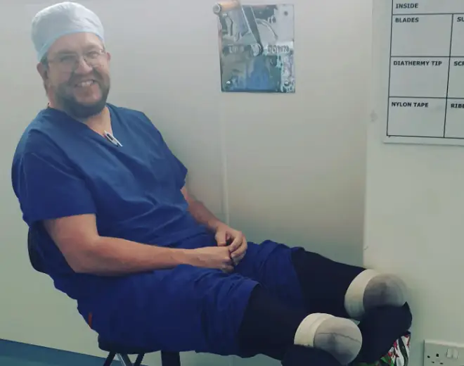 Surgeon 'sexually obsessed' with bizarre porn theme had legs chopped off for disturbing reason