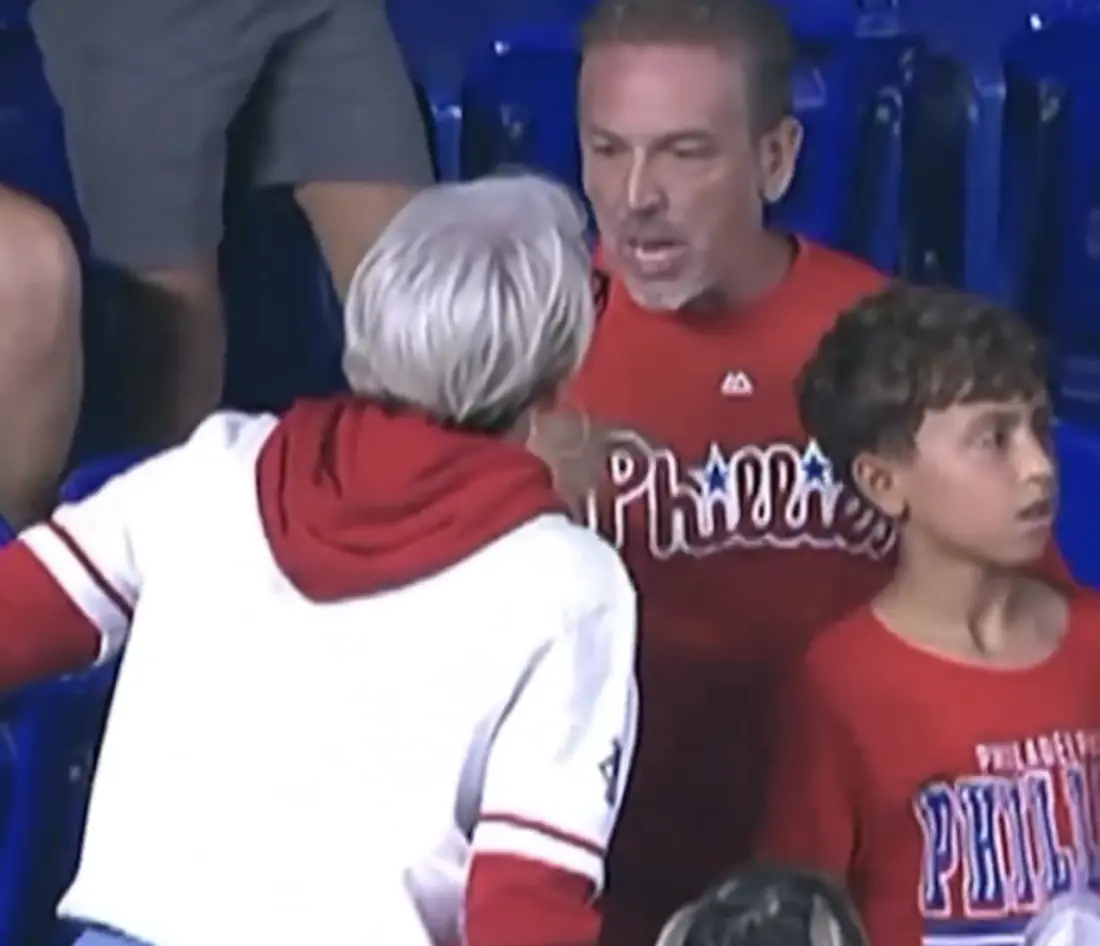 The clash spread quickly online. Credit: NBC Sports Philadelphia