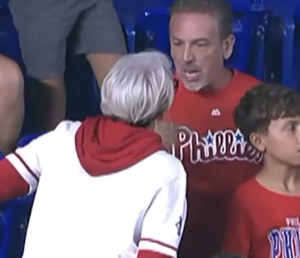 The clash spread quickly online. Credit: NBC Sports Philadelphia