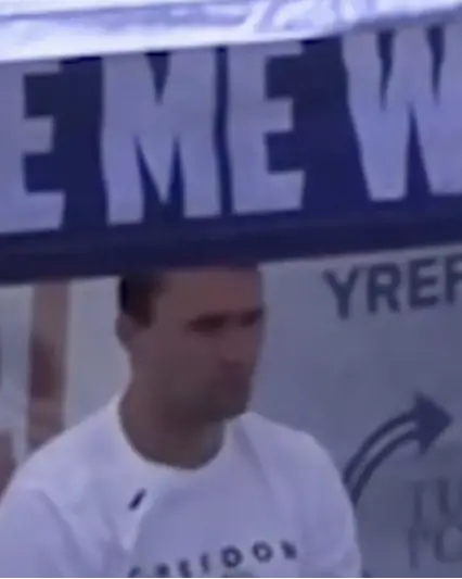 Charlie Kirk, just moments before he was fatally shot. Credit: X