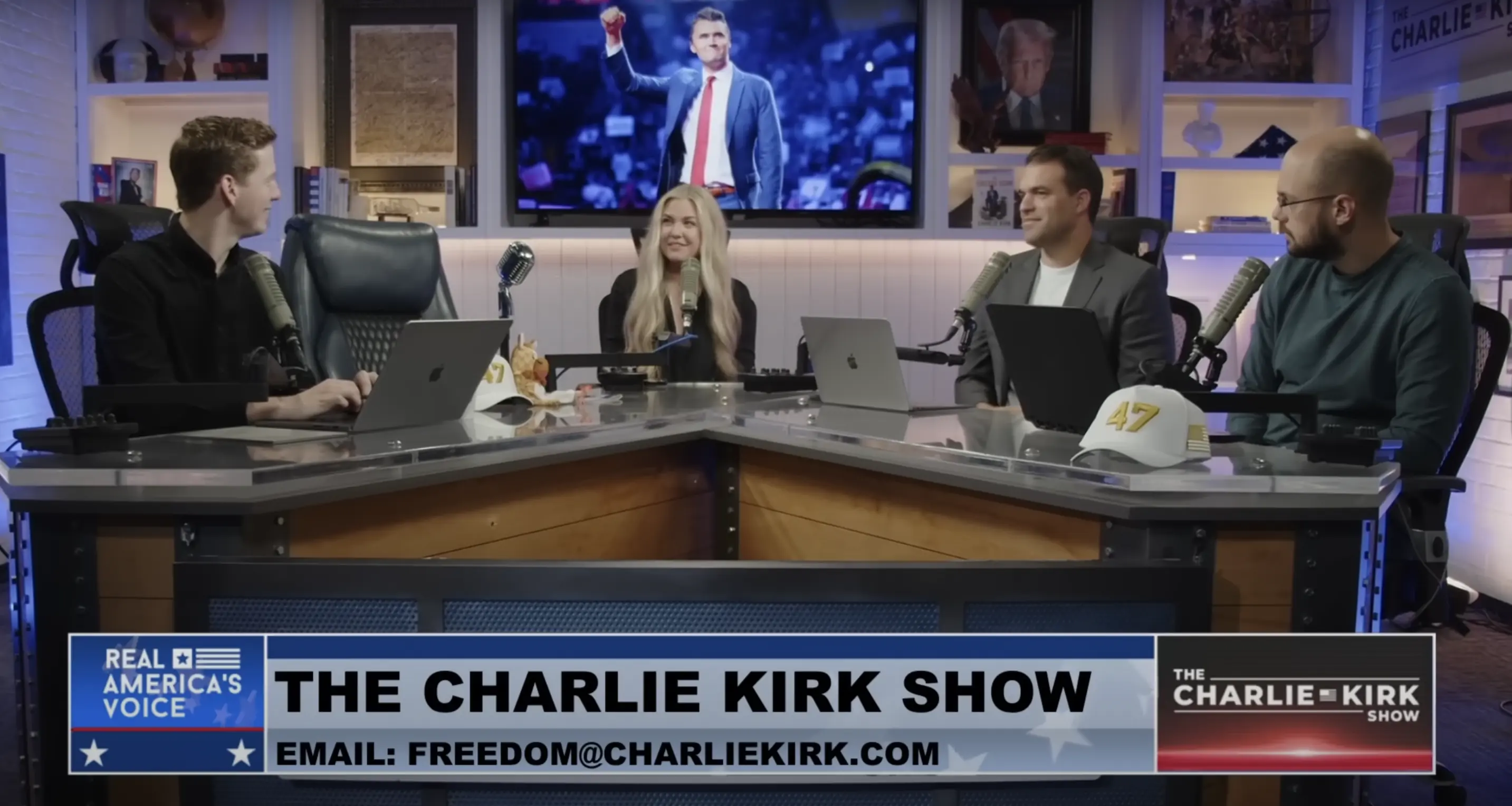 Erika Kirk makes big announcement on The Charlie Kirk Show in rare appearance