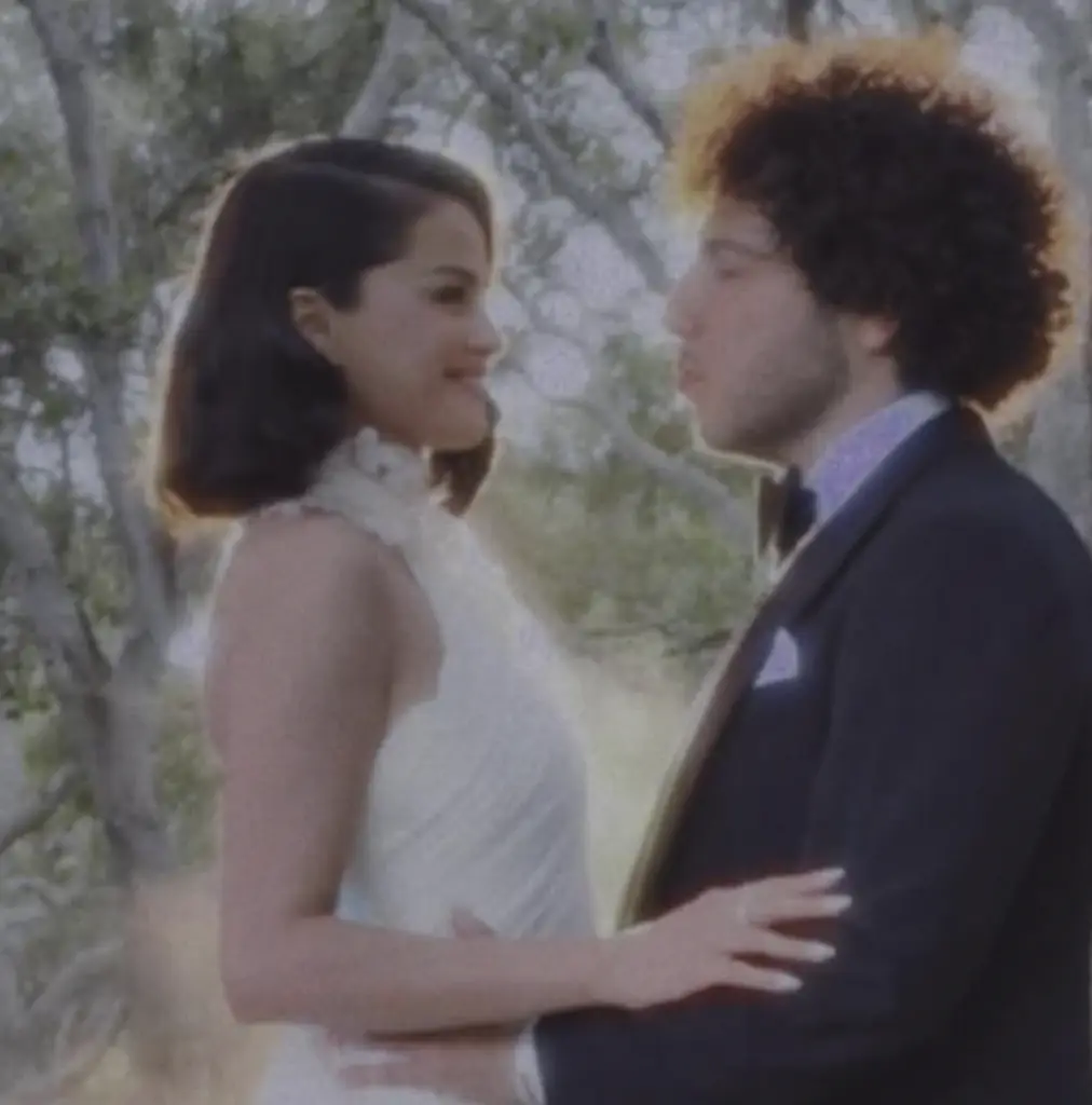 Selena and Benny just got hitched. Credit: Selena Gomez / Instagram.