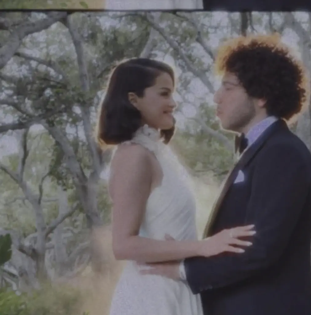 Selena and Benny just got hitched. Credit: Selena Gomez / Instagram.