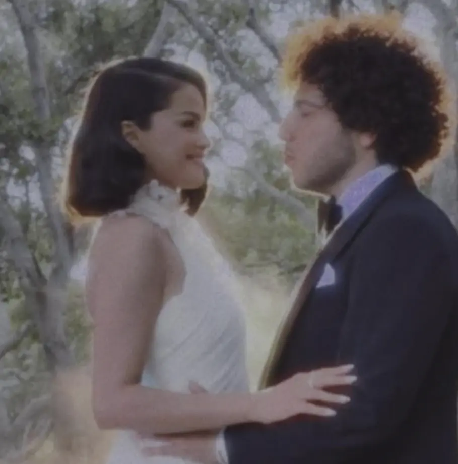 Selena and Benny just got hitched. Credit: Selena Gomez / Instagram.