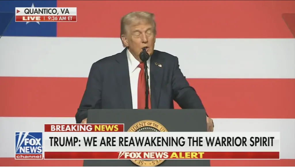 Donald Trump joked that there are 'two N words'. Credit: Fox News