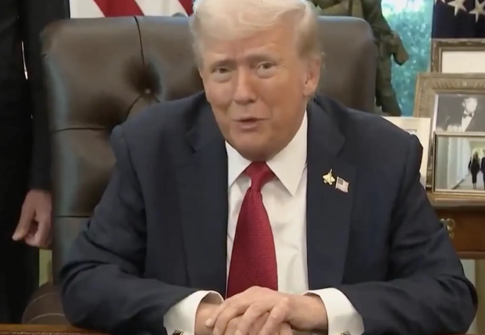 Donald Trump hit out at Greta Thunberg. Credit: Rapid Response 47/X