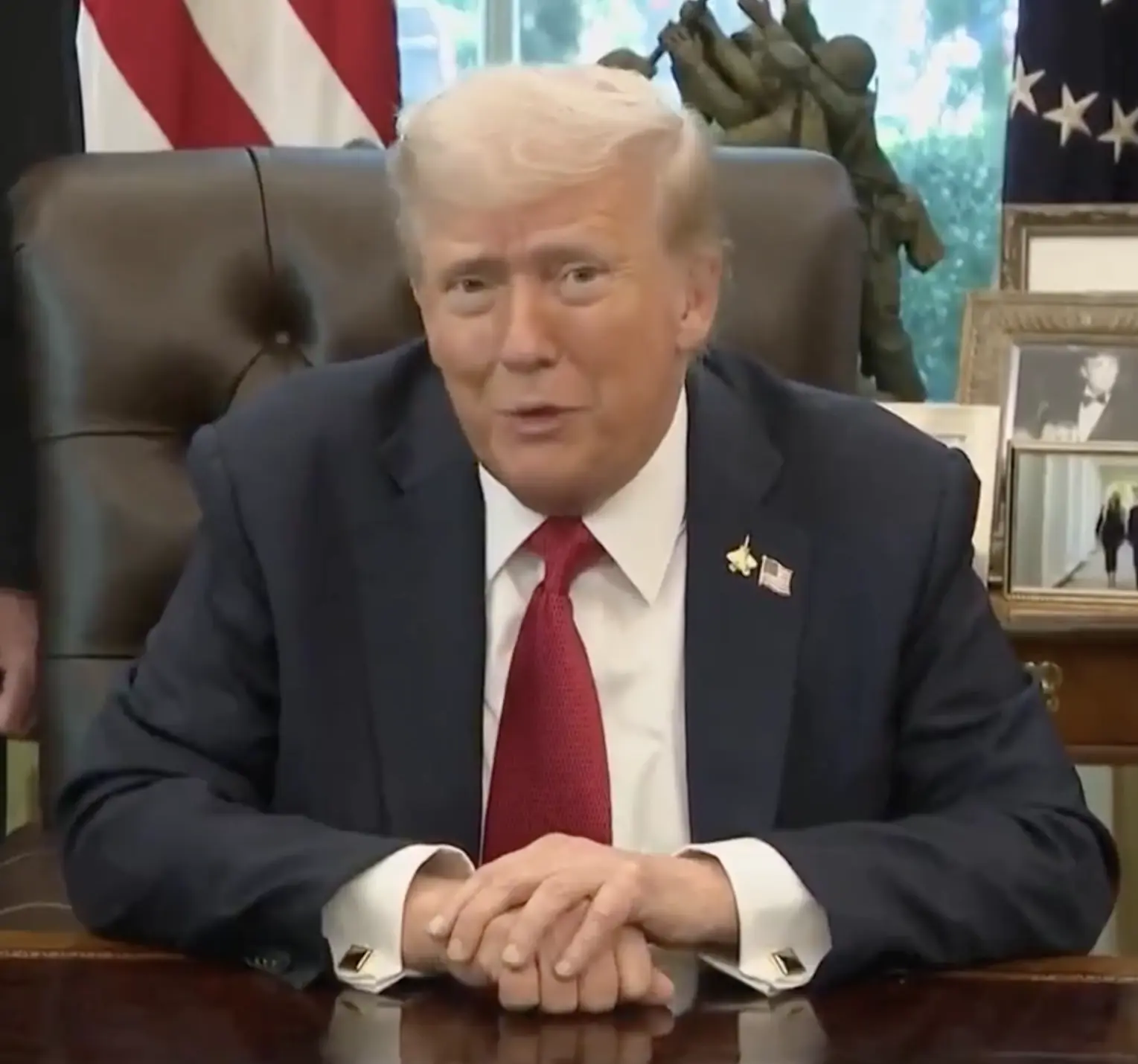 Donald Trump hit out at Greta Thunberg. Credit: Rapid Response 47/X