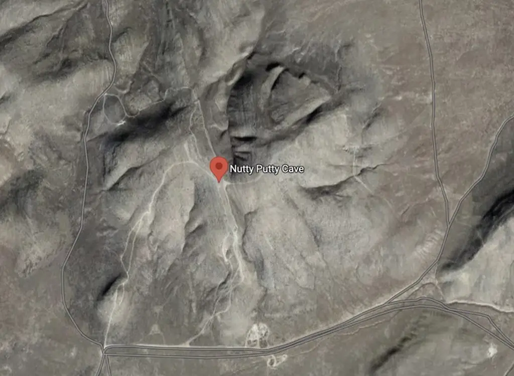 Nutty Putty Cave is located in Utah. Credit: Google Maps