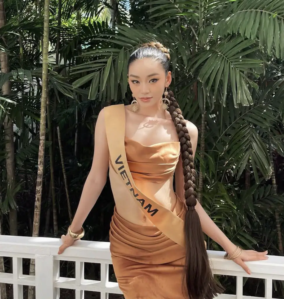 Nguyen Thi Yen Nhi is in Thailand to attend Miss Grand International 2025. Credit: yennhi.mgvn2025 / Instagram