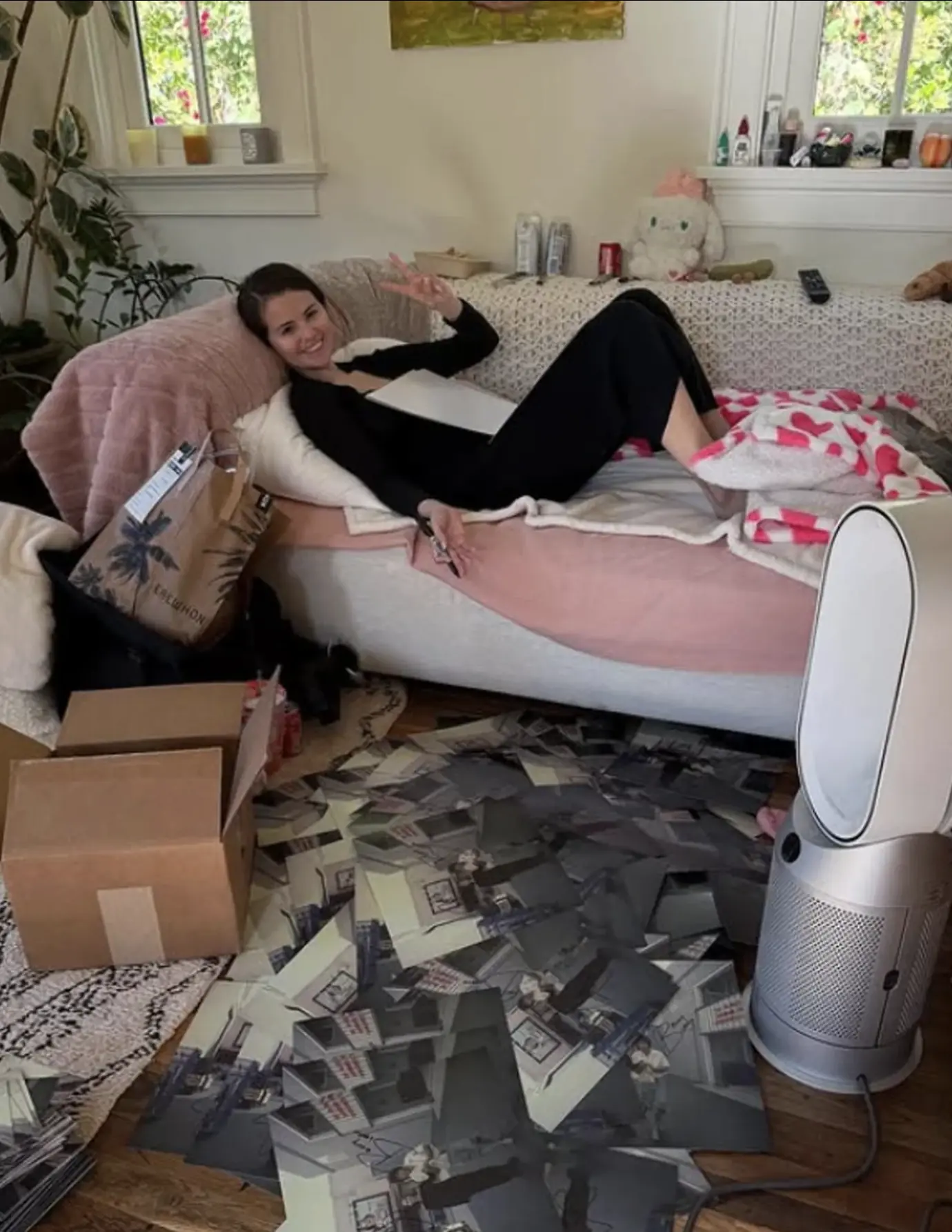 Selena Gomez's Instagram post sparked buzz after fans noticed a possible NSFW item. Credit: Instagram/@selenagomez