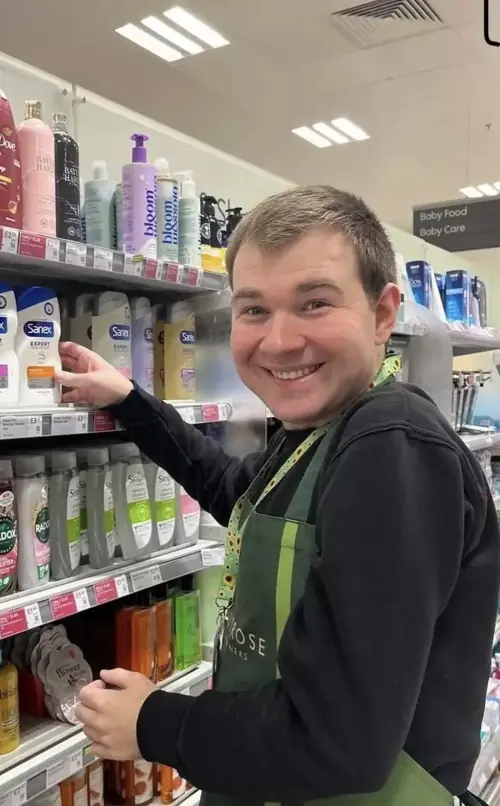 Tom Boyd is widely loved by staff and customers at Waitrose. Credit: Family handout