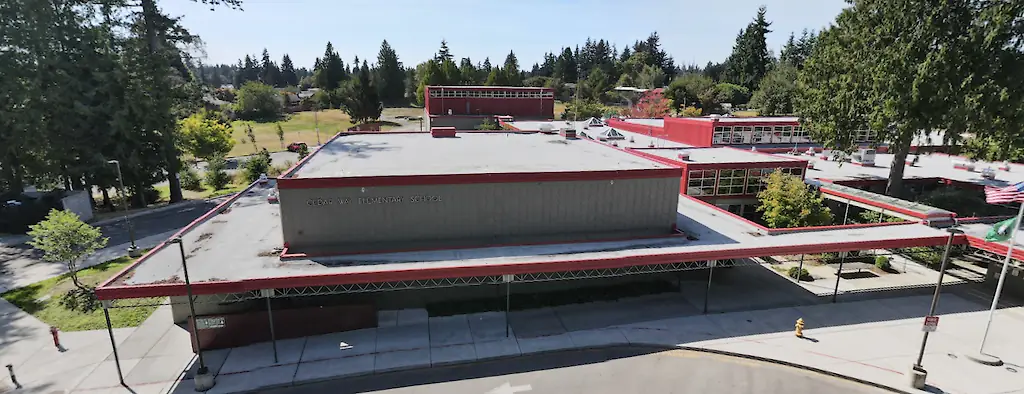 The incident happened at Cedar Way Elementary School. Credit: Google Maps