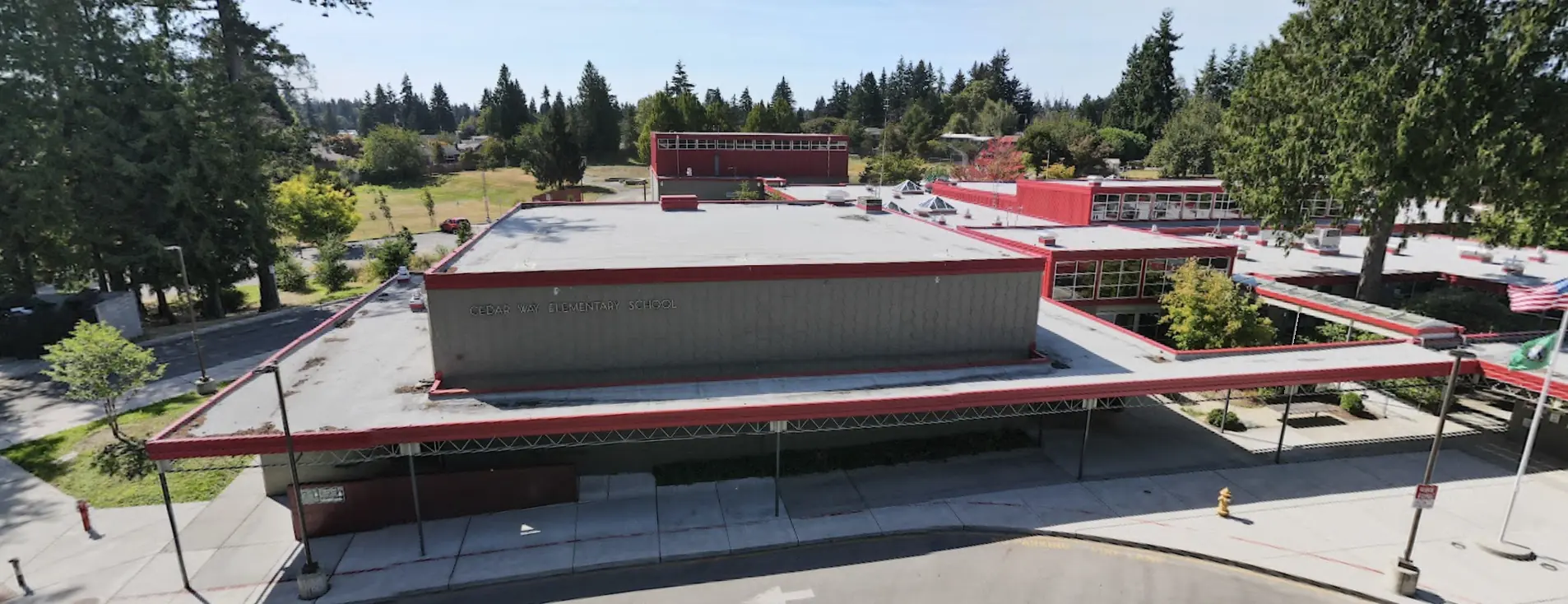 The incident happened at Cedar Way Elementary School. Credit: Google Maps