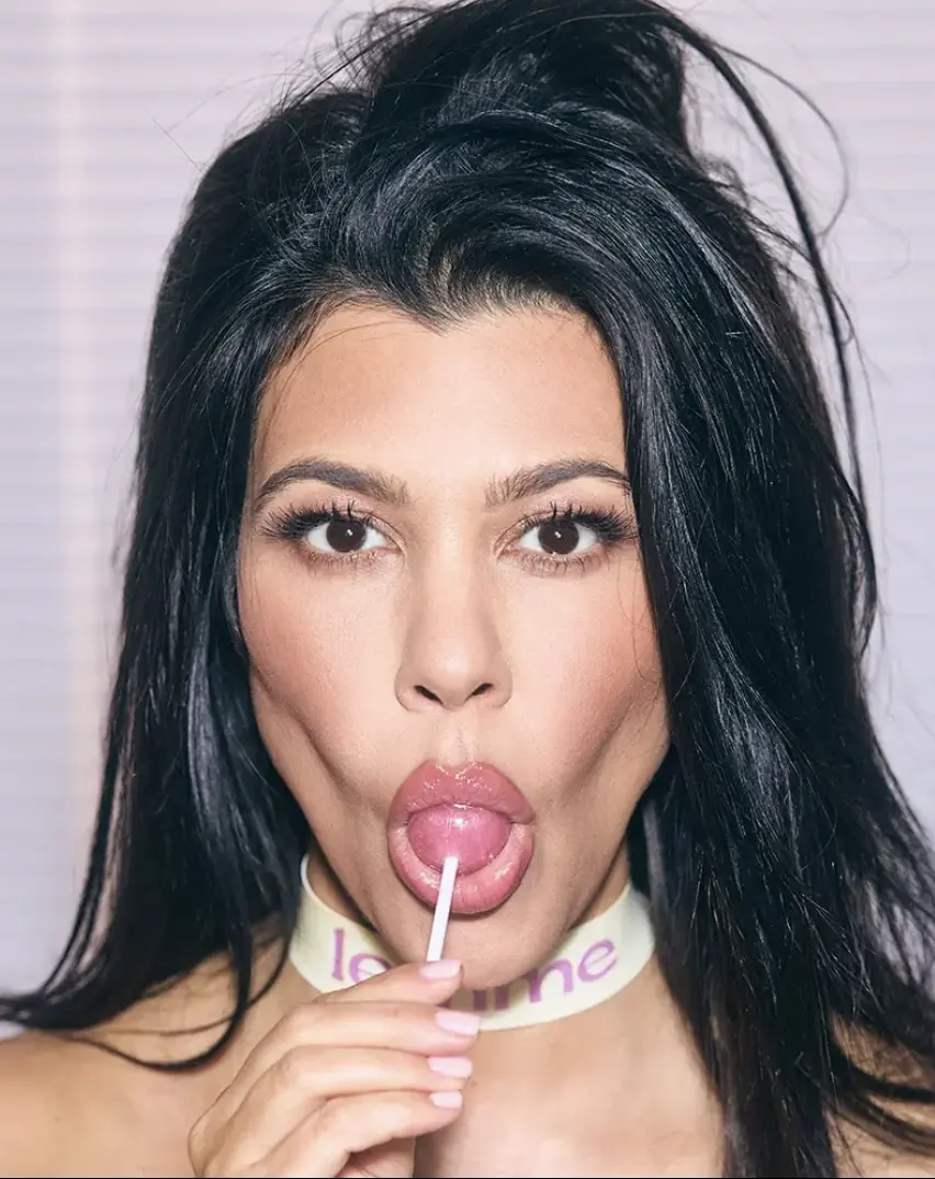 Kourtney Kardashian Barker, known for her wellness brand Lemme, has launched a new product aimed at improving vaginal health. Credit: Lemme