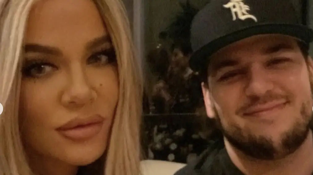 Khloe and Rob Kardashian