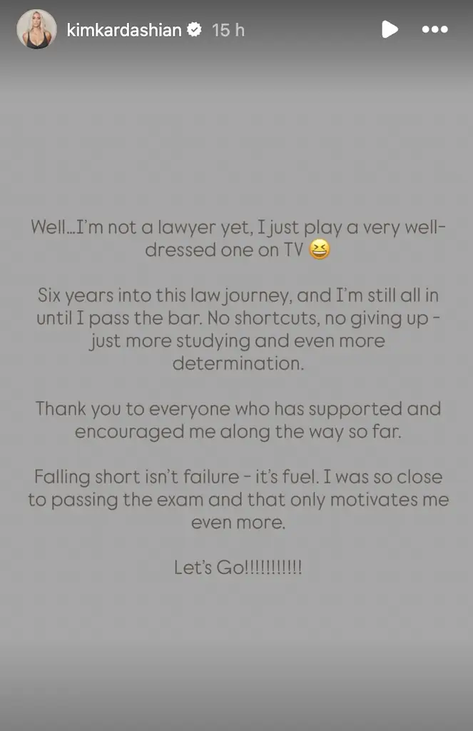 Kim Kardashian revealed she came 