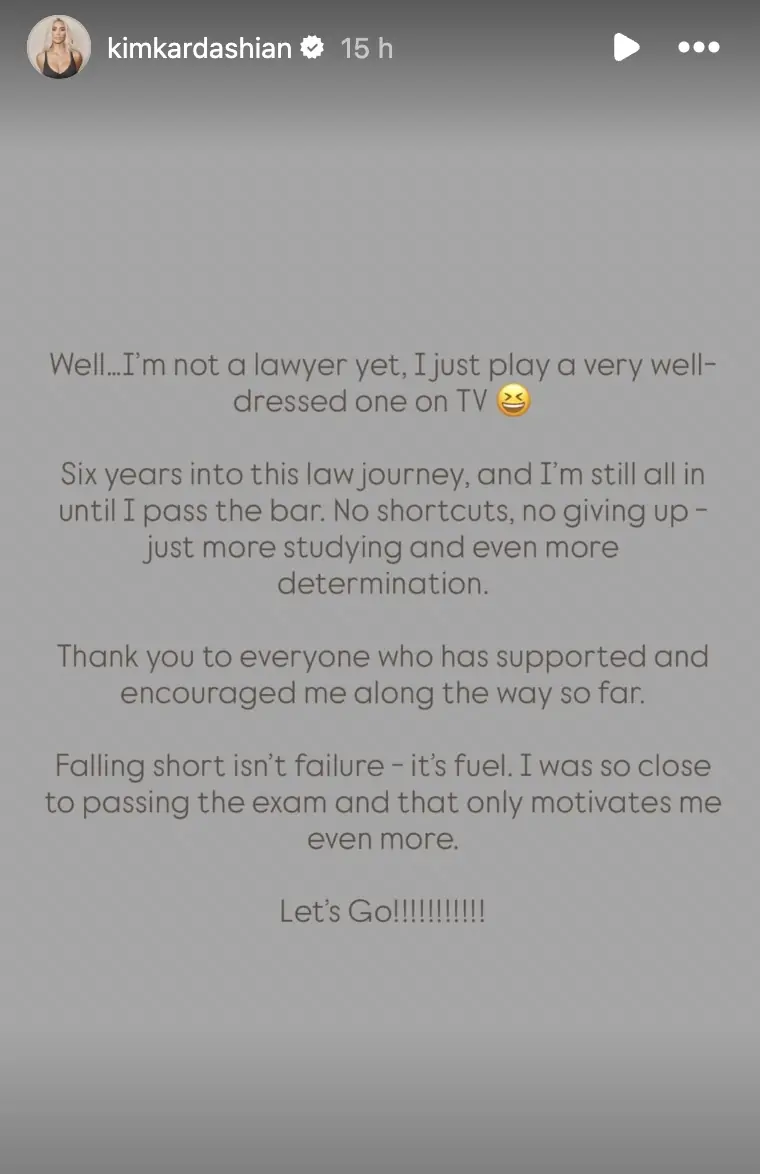 Kim Kardashian revealed she came 