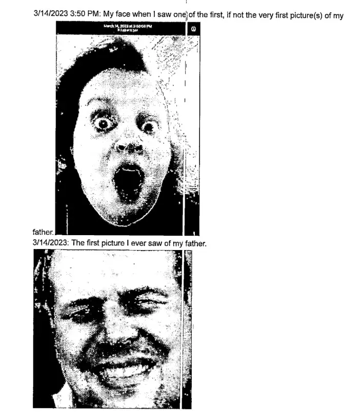 Carmen Thomas shared these images online. Credit: Mass Superior Court