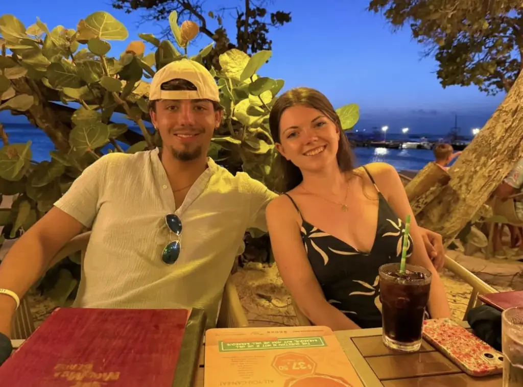 Emily Finn, 18, with her accused killer and ex-boyfriend Austin Lynch, 17, who survived a self-inflicted gunshot wound. Credit: Melissa Lynch / Facebook.