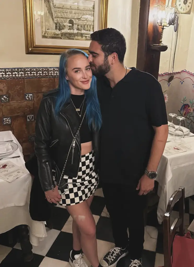 Camryn pictured with her fiancé, Christian. Credit: Camryn Magness/Instagram.