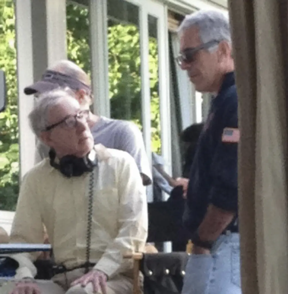 Epstein with Woody Allen. Credit: House Oversight Democrats