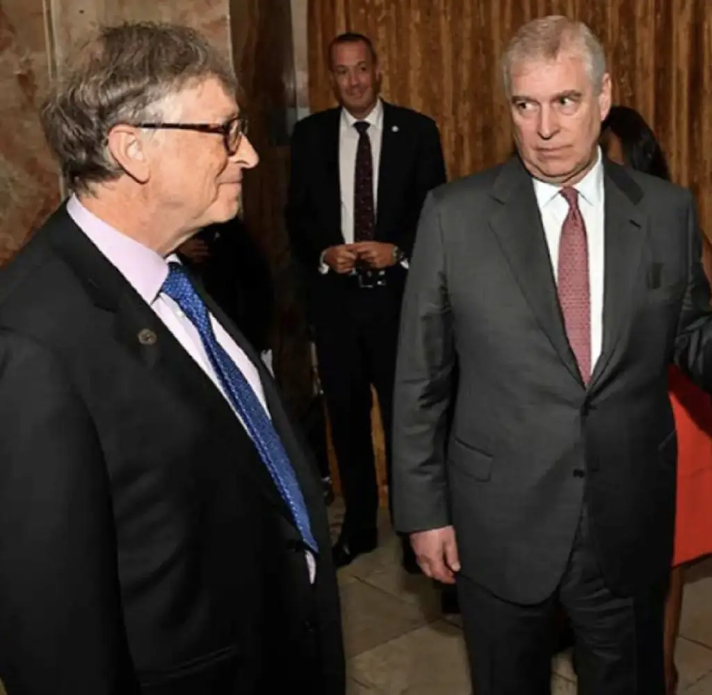 Bill Gates and Andrew Mountbatten-Windsor. Credit: House Committee on Oversight and Government Reform