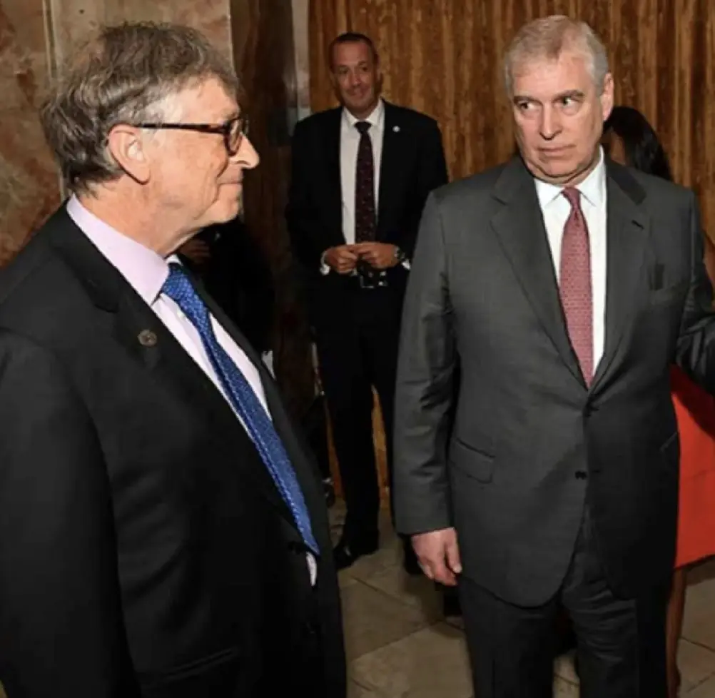 Bill Gates and Andrew Mountbatten-Windsor. Credit: House Committee on Oversight and Government Reform