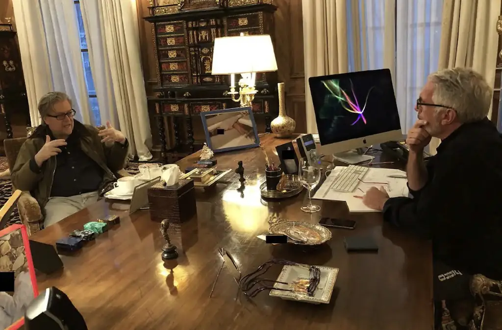 Bannon and Epstein. Credit: House Committee on Oversight and Government Reform