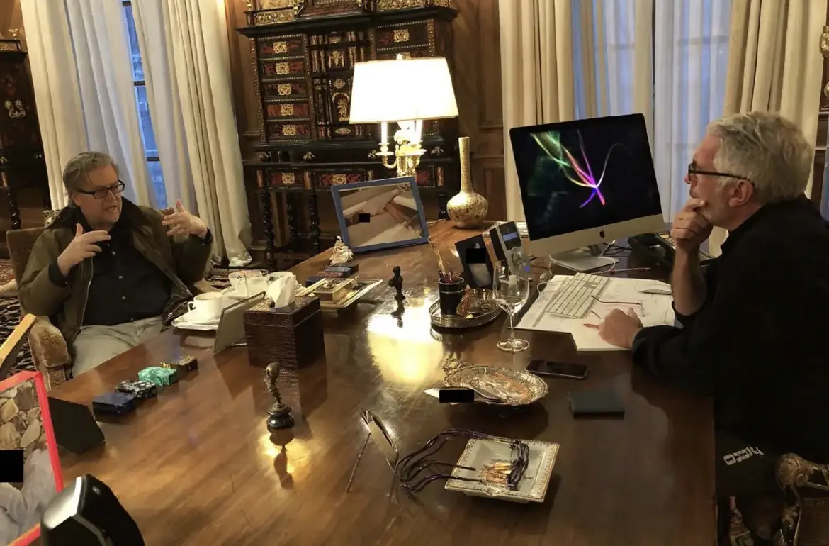 Bannon and Epstein. Credit: House Committee on Oversight and Government Reform